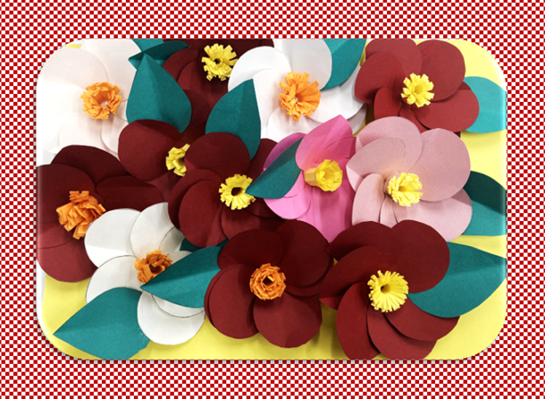 〘ワークショップ〙❁壁面作り～椿の花～❁