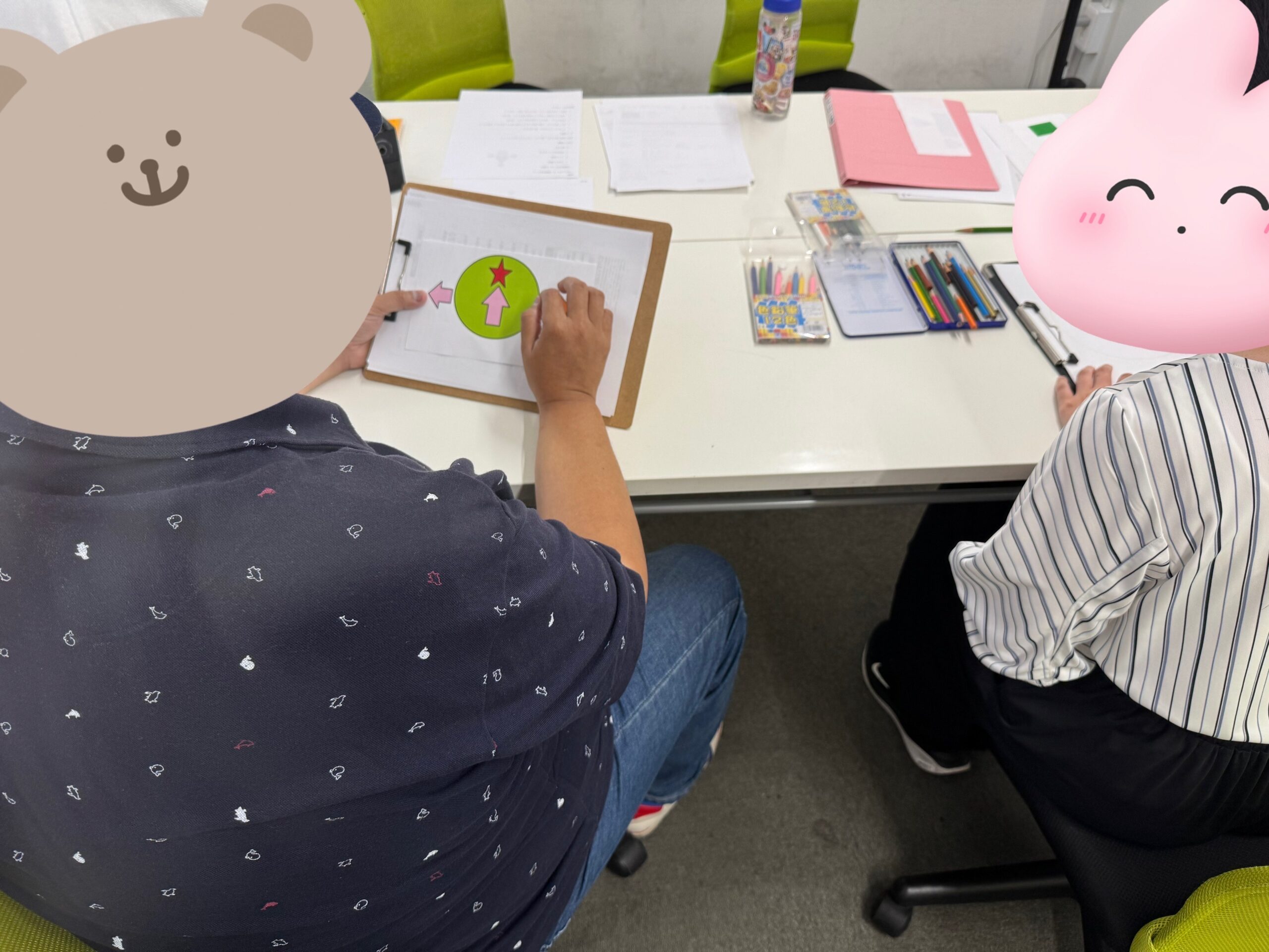 グループワークを行いました❁～図形伝言ゲームでコミュニケーション力UP！～