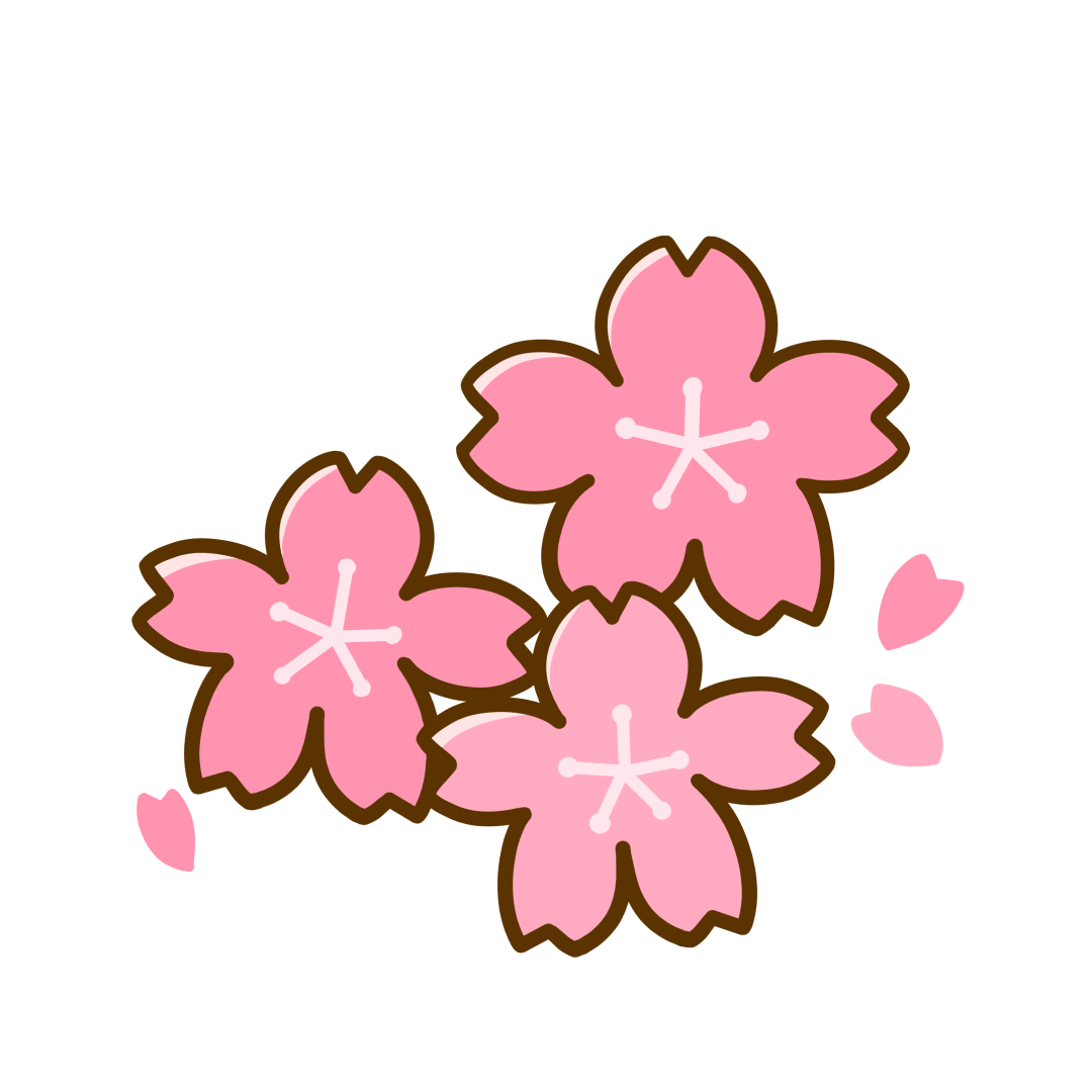 通所利用でつくる丸シールアート🌸